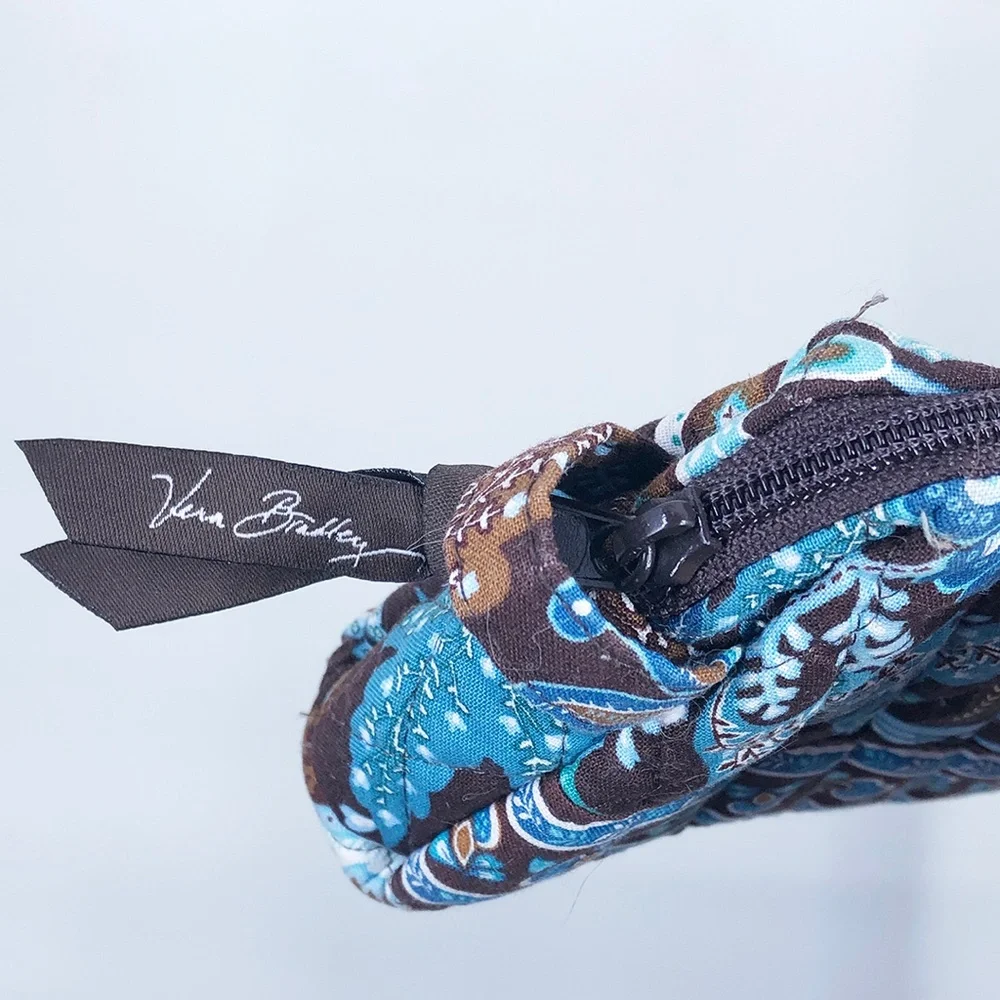 Vera Bradley Small Cosmetic/Make up Bag in Java Blue
